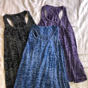 XL workout tank tops set of 3
